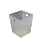 Wastebasket Liner, 12 Quart, White Frosted